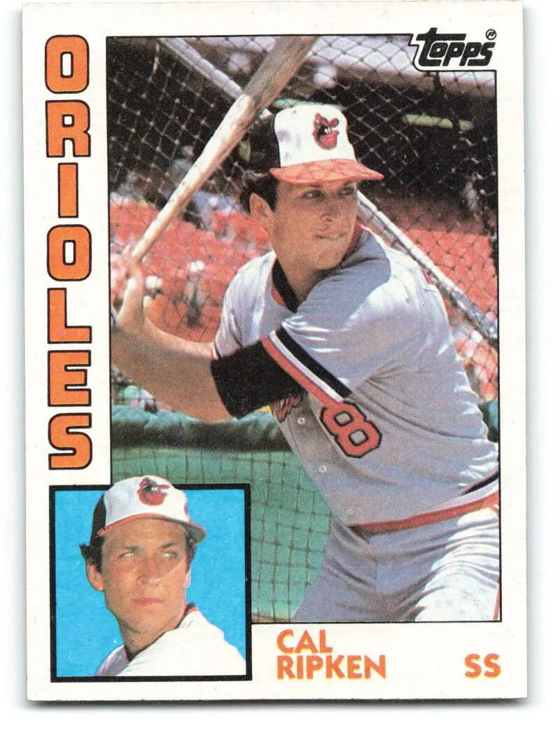 1984 Topps #490 Cal Ripken Jr. EX Excellent Baltimore Orioles Baseball Card - Baseball Card Single