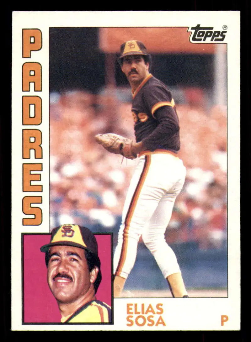 1984 Topps #503 Elias Sosa EX Excellent San Diego Padres Baseball Card - Baseball Card Single