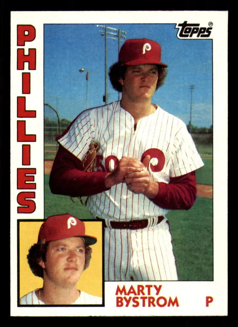 1984 Topps #511 Marty Bystrom EX Excellent Philadelphia Phillies Baseball Card - Baseball Card Single