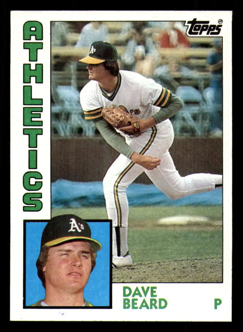 1984 Topps #513 Dave Beard EX Excellent Oakland Athletics Baseball Card - Baseball Card Single