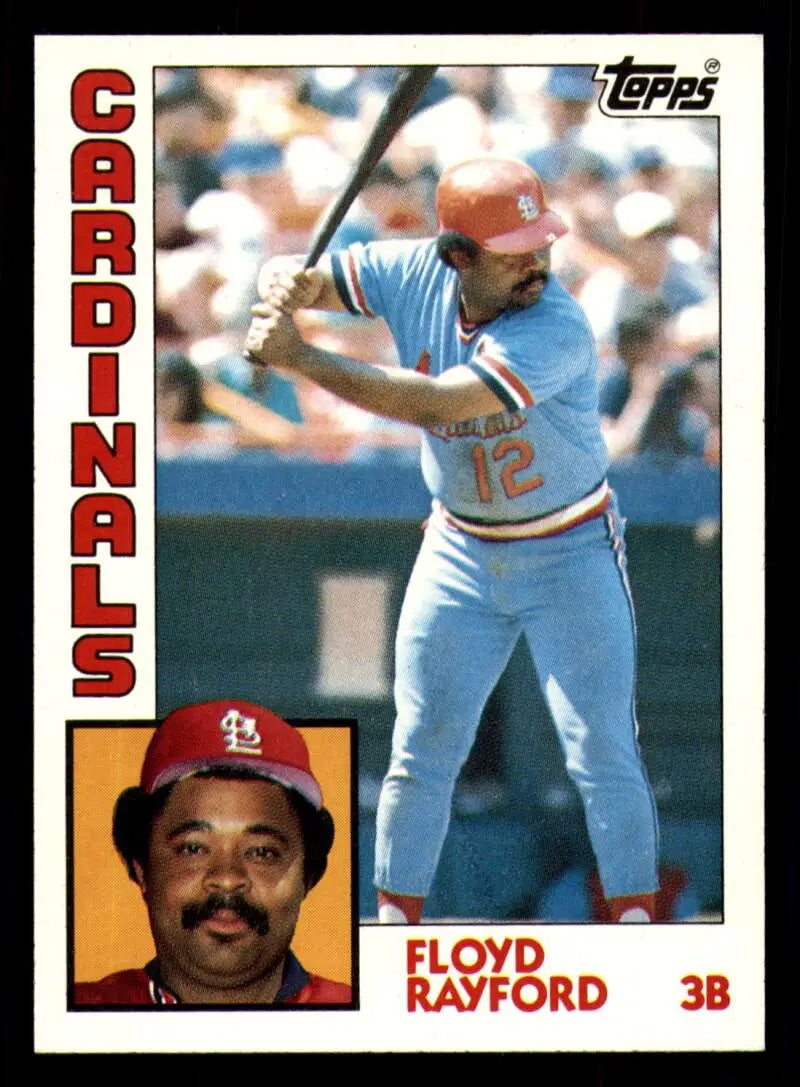1984 Topps #514 Floyd Rayford EX Excellent St. Louis Cardinals Baseball Card - Baseball Card Single