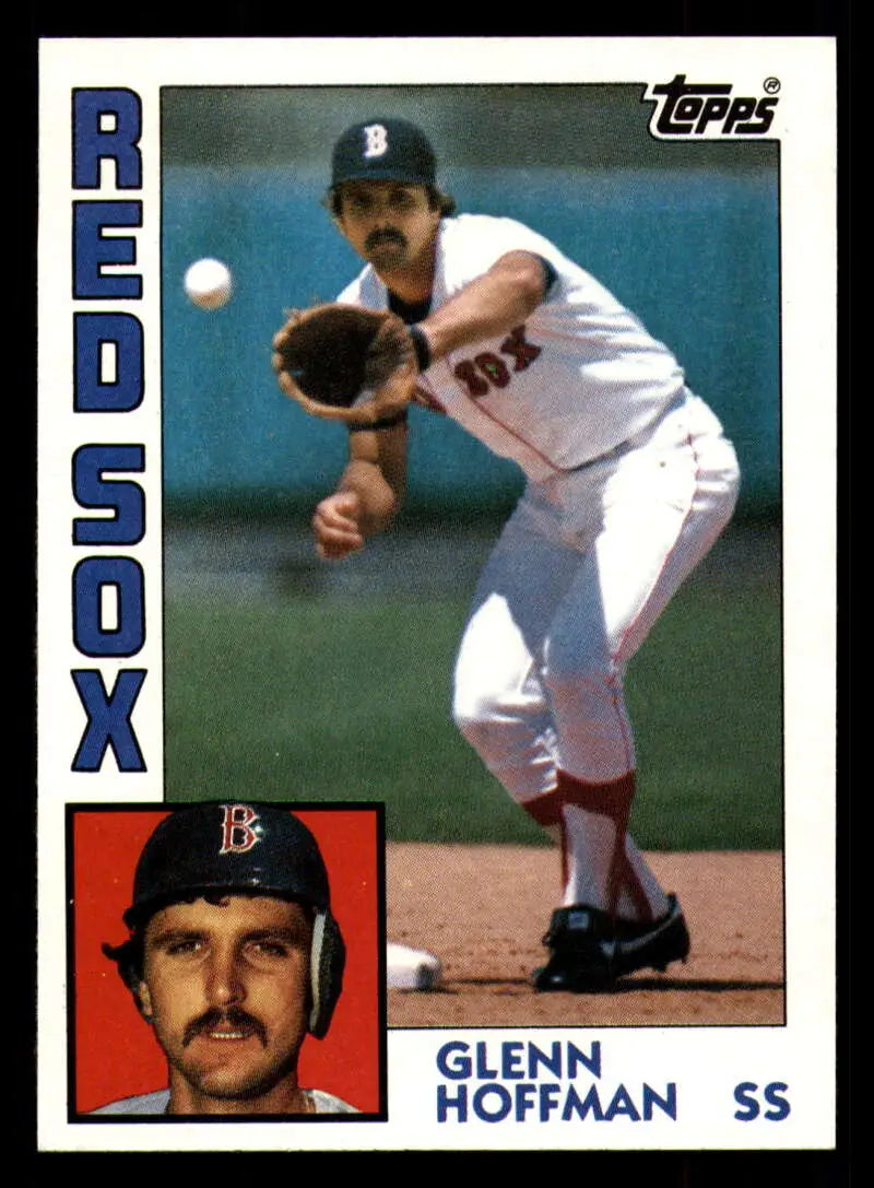 1984 Topps #523 Glenn Hoffman EX Excellent Boston Red Sox Baseball Card - Baseball Card Single