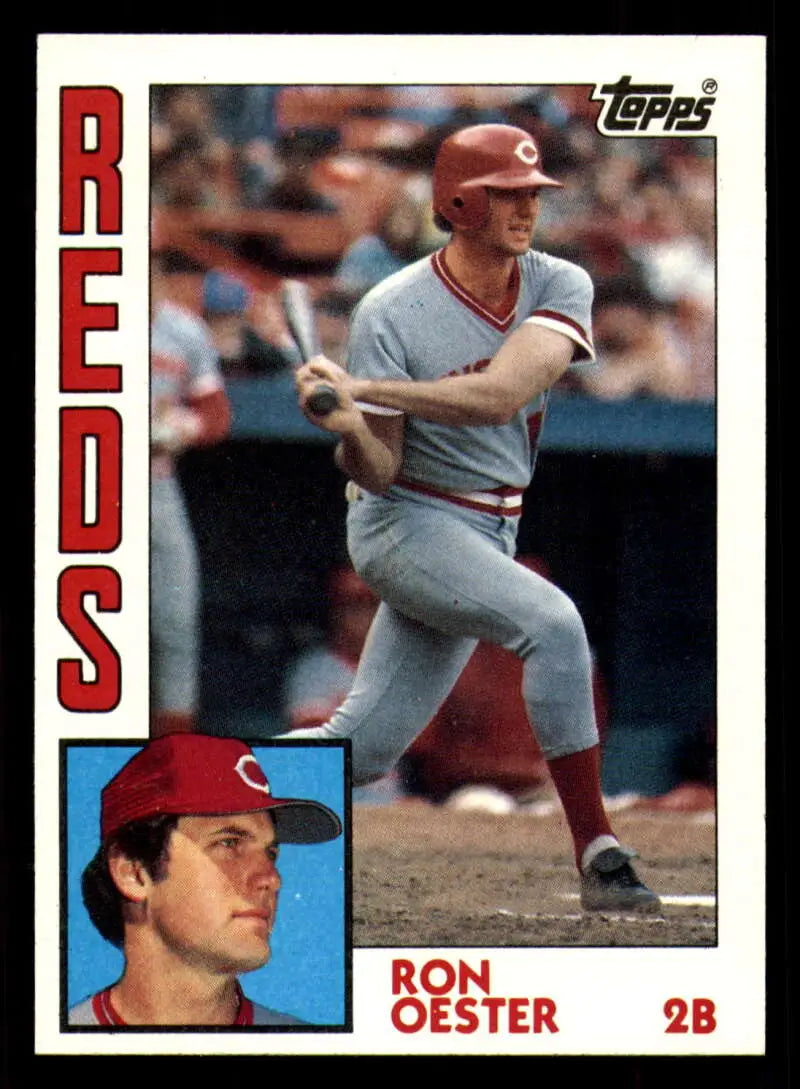 1984 Topps #526 Ron Oester EX Excellent Cincinnati Reds Baseball Card - Baseball Card Single