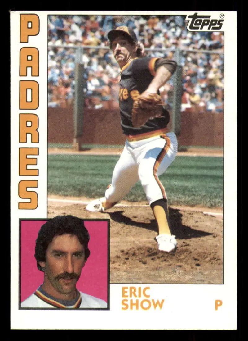 1984 Topps #532 Eric Show EX Excellent San Diego Padres Baseball Card - Baseball Card Single