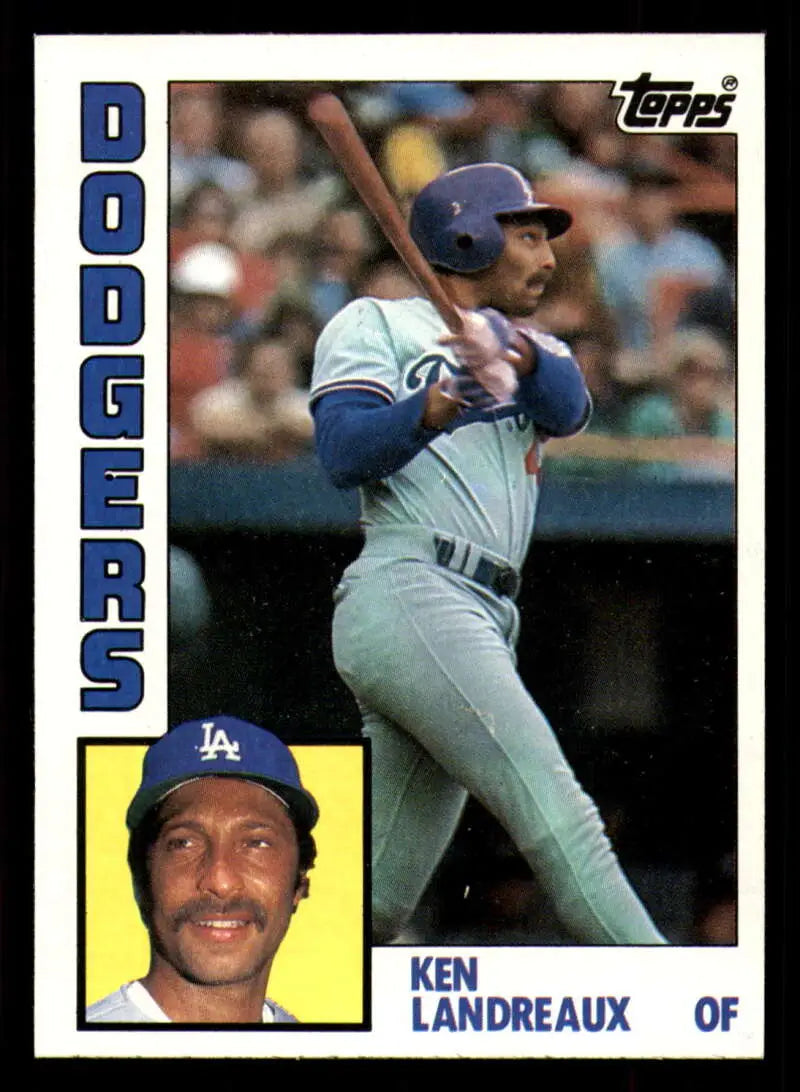 1984 Topps #533 Ken Landreaux EX Excellent Los Angeles Dodgers Baseball Card - Baseball Card Single