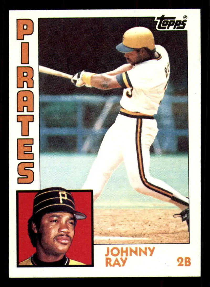 1984 Topps #537 Johnny Ray EX Excellent Pittsburgh Pirates Baseball Card - Baseball Card Single