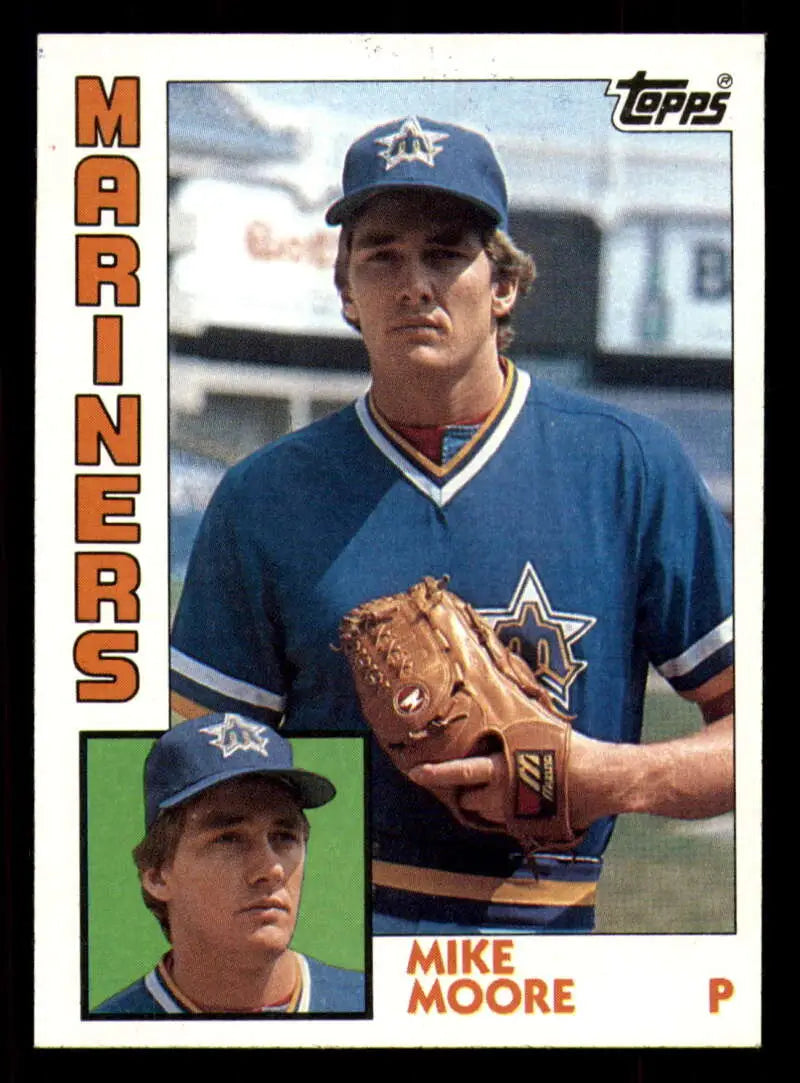 1984 Topps #547 Mike Moore EX Excellent Seattle Mariners Baseball Card - Baseball Card Single