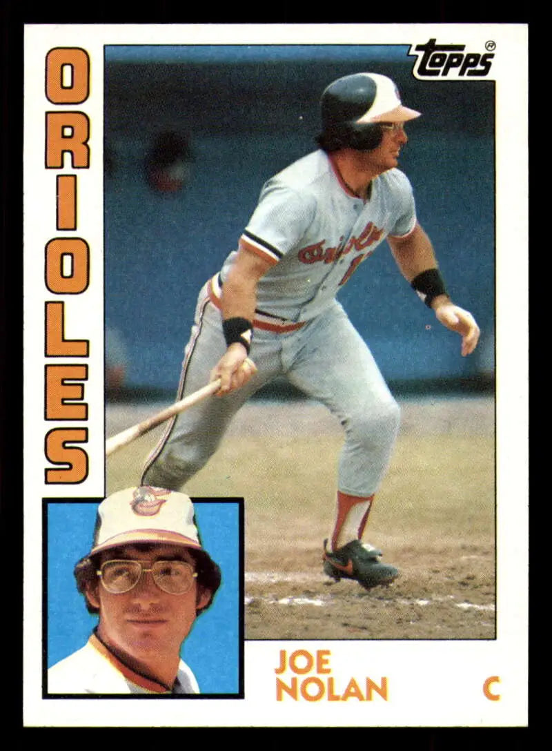 1984 Topps #553 Joe Nolan EX Excellent Baltimore Orioles Baseball Card - Baseball Card Single
