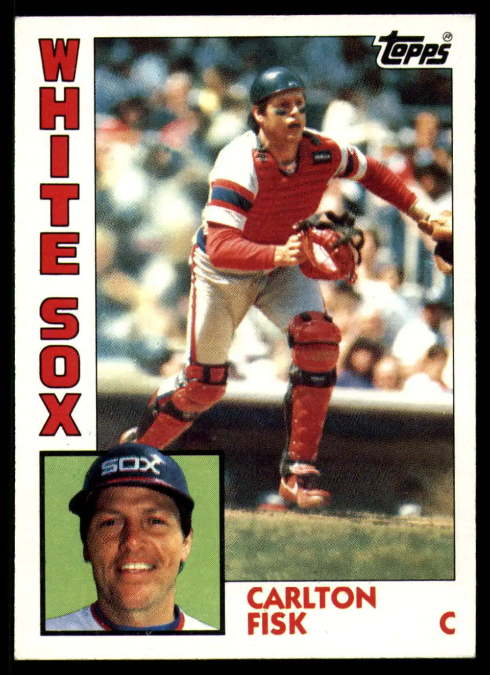1984 Topps #560 Carlton Fisk EX Excellent Chicago White Sox Baseball Card - Baseball Card Single