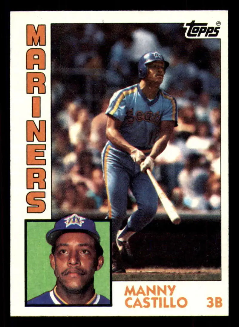 1984 Topps #562 Manny Castillo EX Excellent Seattle Mariners Baseball Card - Baseball Card Single