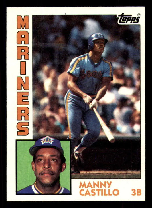 1984 Topps #562 Manny Castillo EX Excellent Seattle Mariners Baseball Card - Baseball Card Single