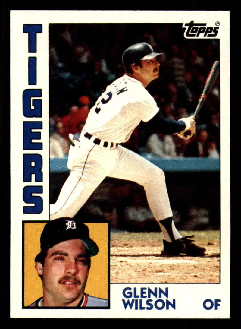 1984 Topps #563 Glenn Wilson EX Excellent Detroit Tigers Baseball Card - Baseball Card Single