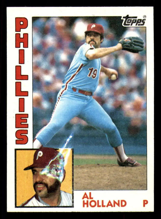 1984 Topps #564 Al Holland EX Excellent Philadelphia Phillies Baseball Card - Baseball Card Single