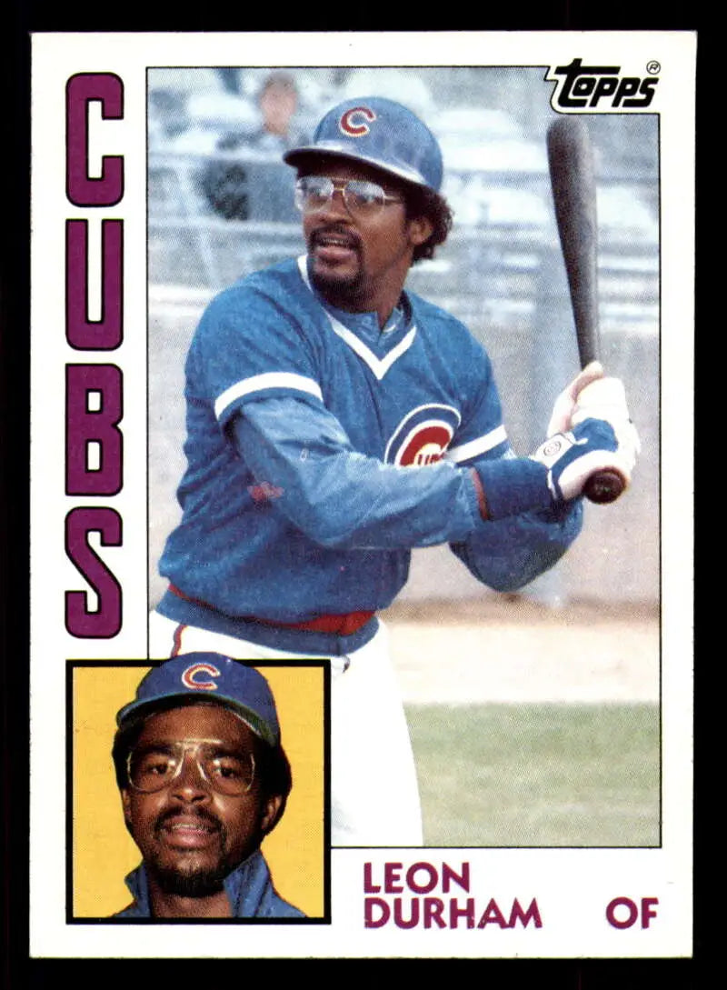 1984 Topps #565 Leon Durham EX Excellent Chicago Cubs Baseball Card - Baseball Card Single