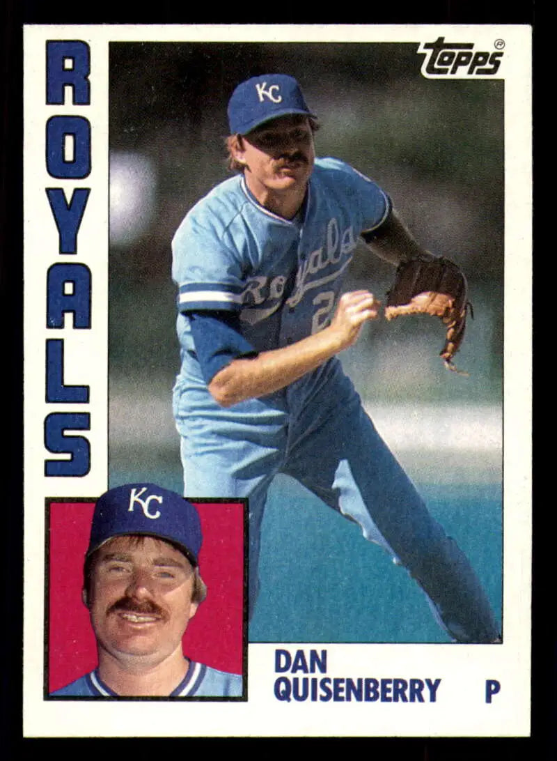 1984 Topps #570 Dan Quisenberry EX Excellent Kansas City Royals Baseball Card - Baseball Card Single