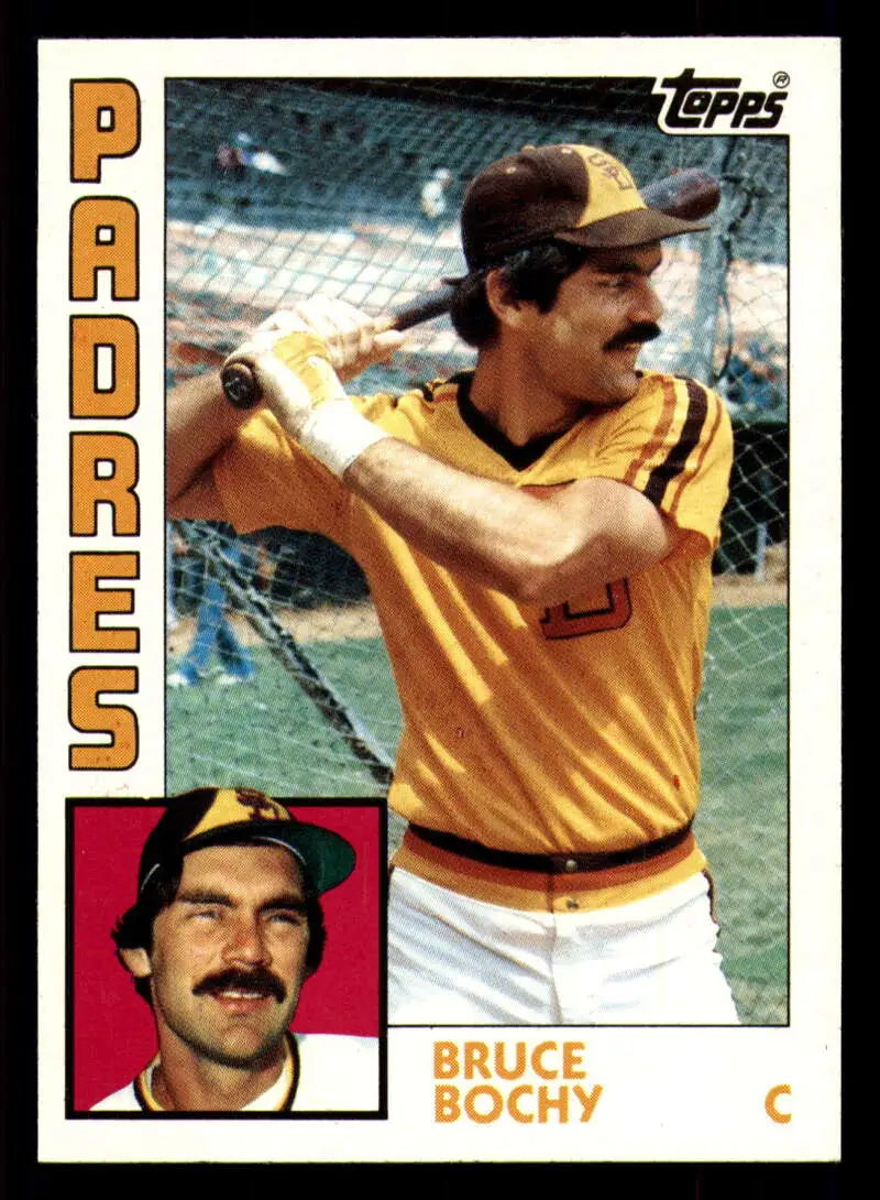 1984 Topps #571 Bruce Bochy EX Excellent San Diego Padres Baseball Card - Baseball Card Single
