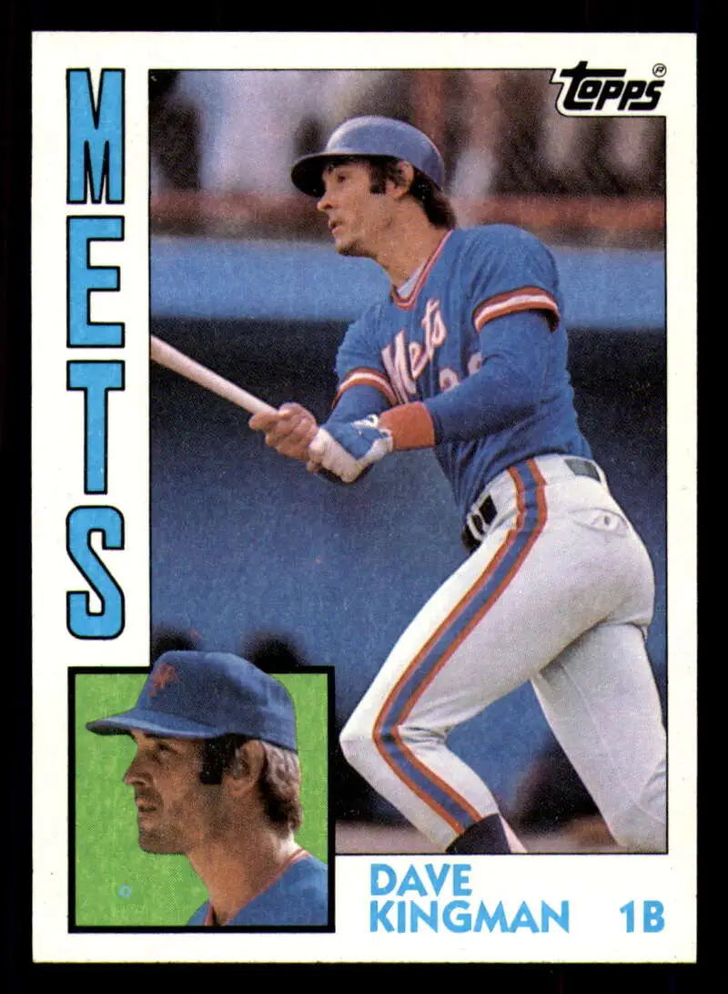 1984 Topps #573 Dave Kingman EX Excellent New York Mets Baseball Card - Baseball Card Single