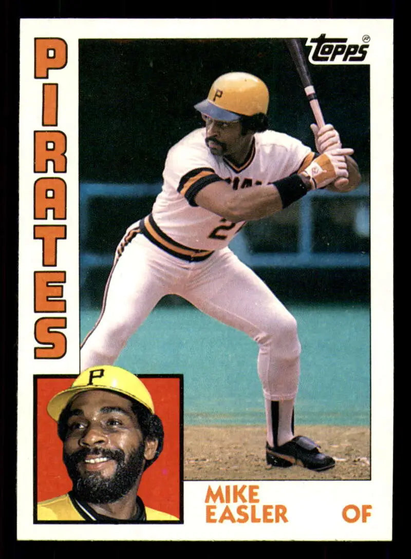 1984 Topps #589 Mike Easler EX Excellent Pittsburgh Pirates Baseball Card - Baseball Card Single