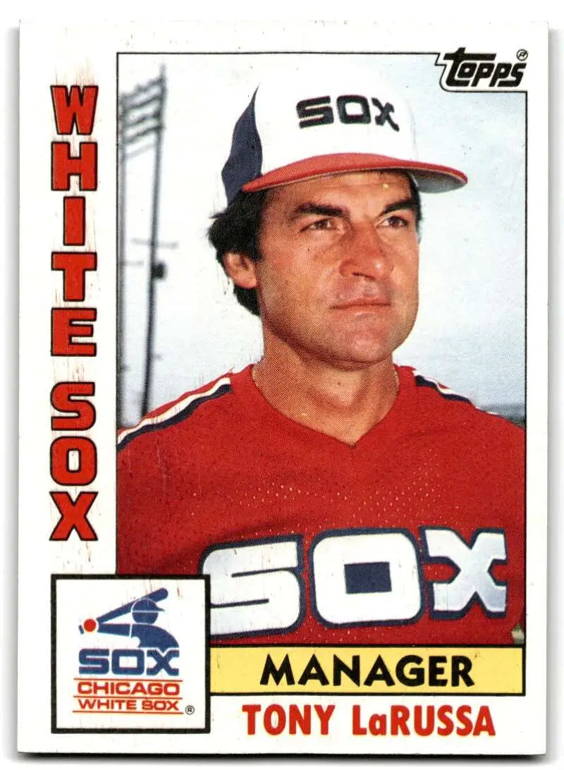 1984 Topps #591 Tony LaRussa EX Excellent Chicago White Sox Baseball Card - Baseball Card Single