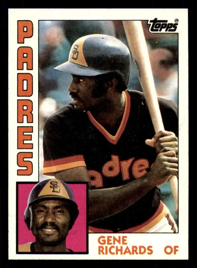 1984 Topps #594 Gene Richards EX Excellent San Diego Padres Baseball Card - Baseball Card Single
