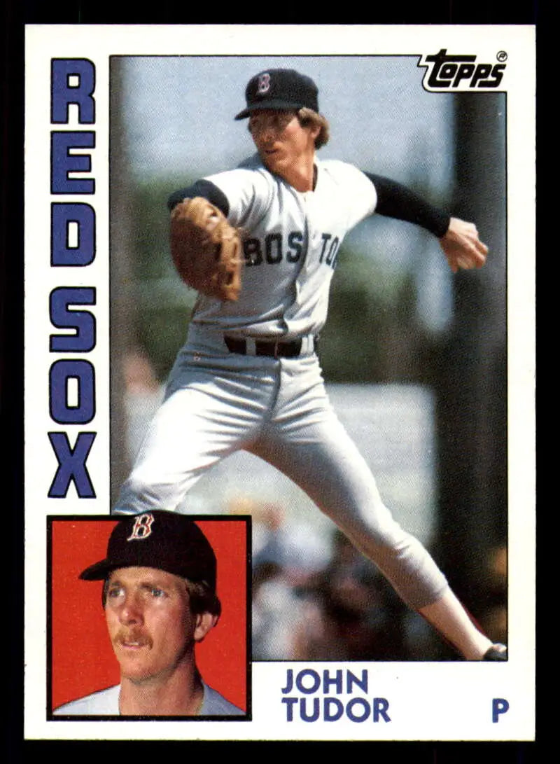 1984 Topps #601 John Tudor EX Excellent Boston Red Sox Baseball Card - Baseball Card Single