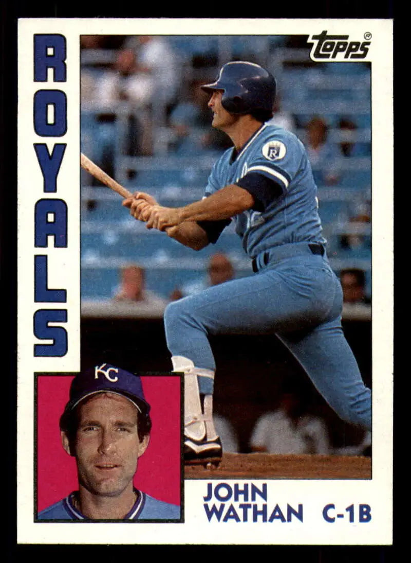 1984 Topps #602 John Wathan EX Excellent Kansas City Royals Baseball Card - Baseball Card Single