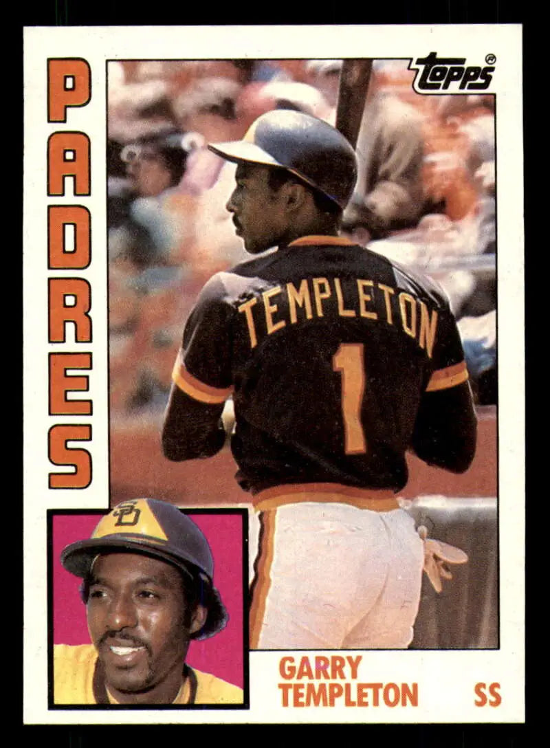 1984 Topps #615 Garry Templeton EX Excellent San Diego Padres Baseball Card - Baseball Card Single