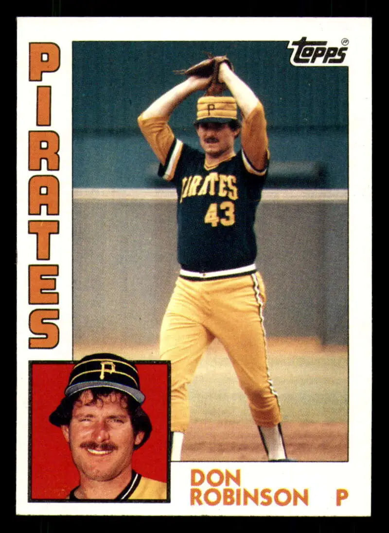 1984 Topps #616 Don Robinson EX Excellent Pittsburgh Pirates Baseball Card - Baseball Card Single