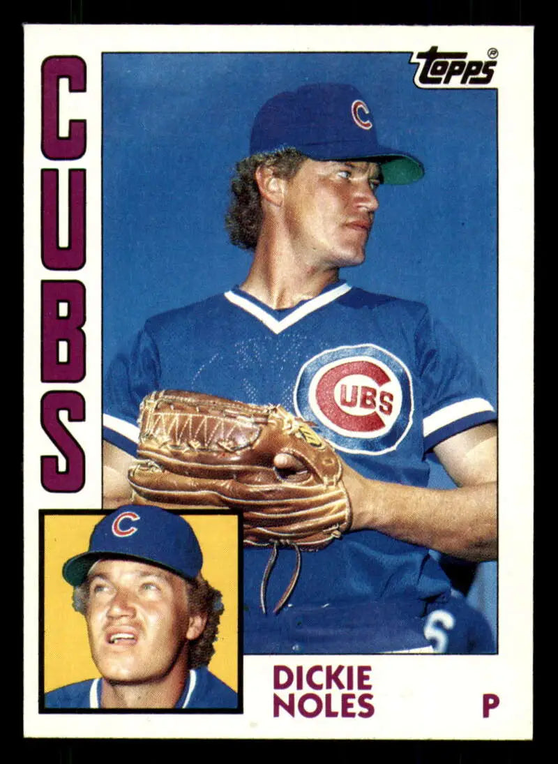 1984 Topps #618 Dickie Noles EX Excellent Chicago Cubs Baseball Card - Baseball Card Single