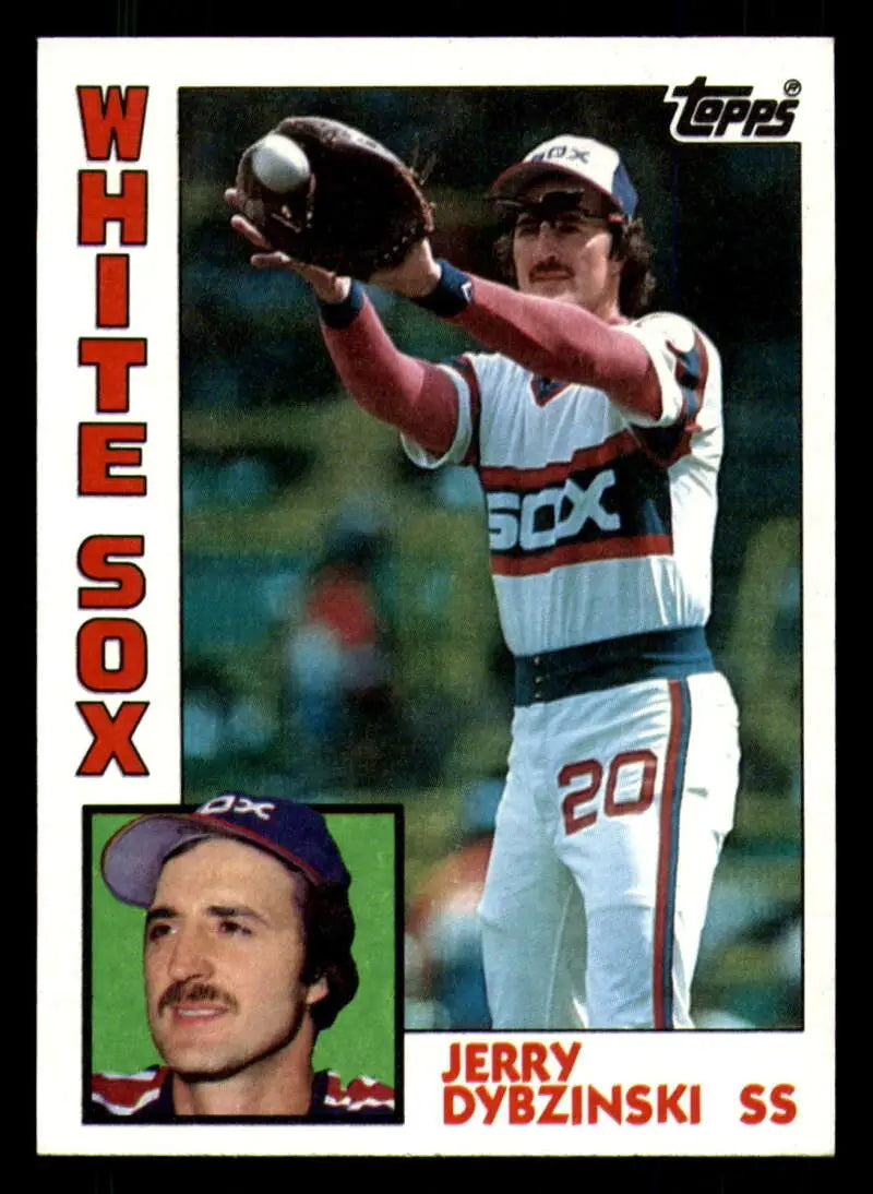 1984 Topps #619 Jerry Dybzinski EX Excellent Chicago White Sox Baseball Card - Baseball Card Single