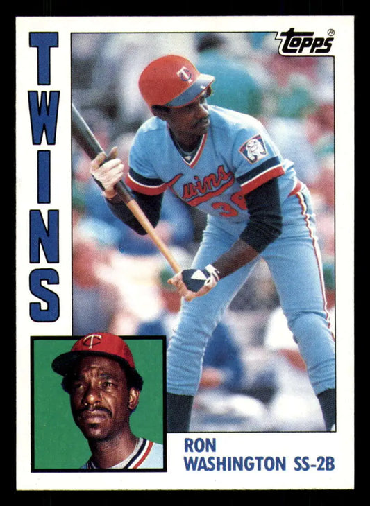 1984 Topps #623 Ron Washington EX Excellent Minnesota Twins Baseball Card - Baseball Card Single
