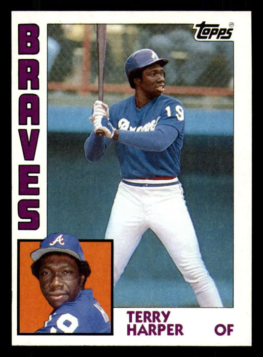 1984 Topps #624 Terry Harper EX Excellent Atlanta Braves Baseball Card - Baseball Card Single