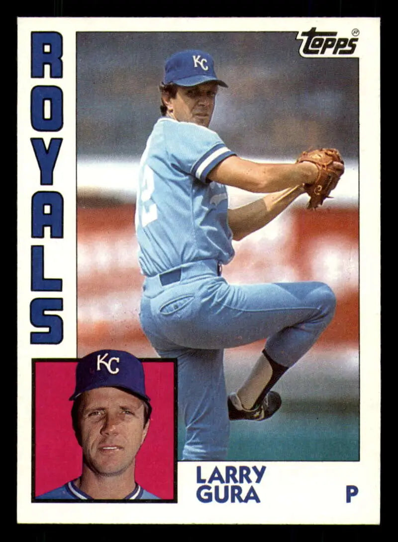 1984 Topps #625 Larry Gura EX Excellent Kansas City Royals Baseball Card - Baseball Card Single