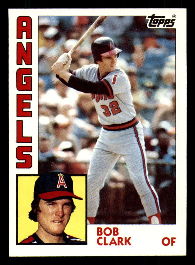 1984 Topps #626 Bobby Clark EX Excellent California Angels Baseball Card - Baseball Card Single