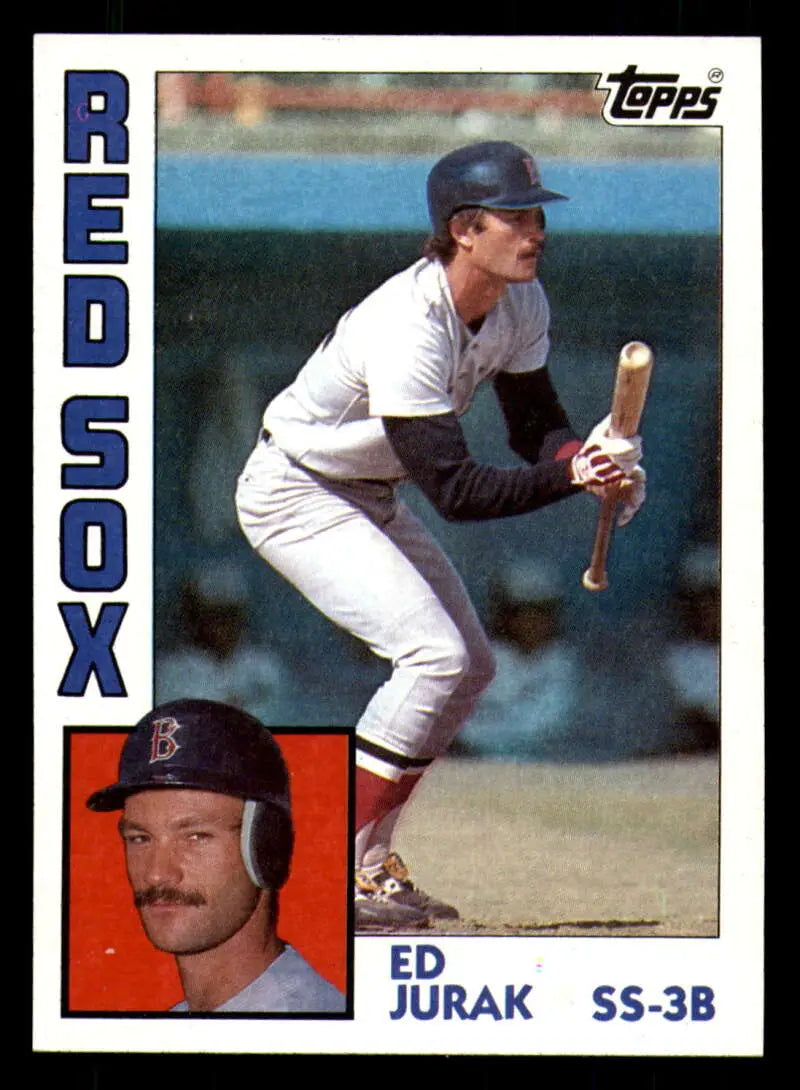 1984 Topps #628 Ed Jurak EX Excellent RC Rookie Boston Red Sox Baseball Card - Baseball Card Single