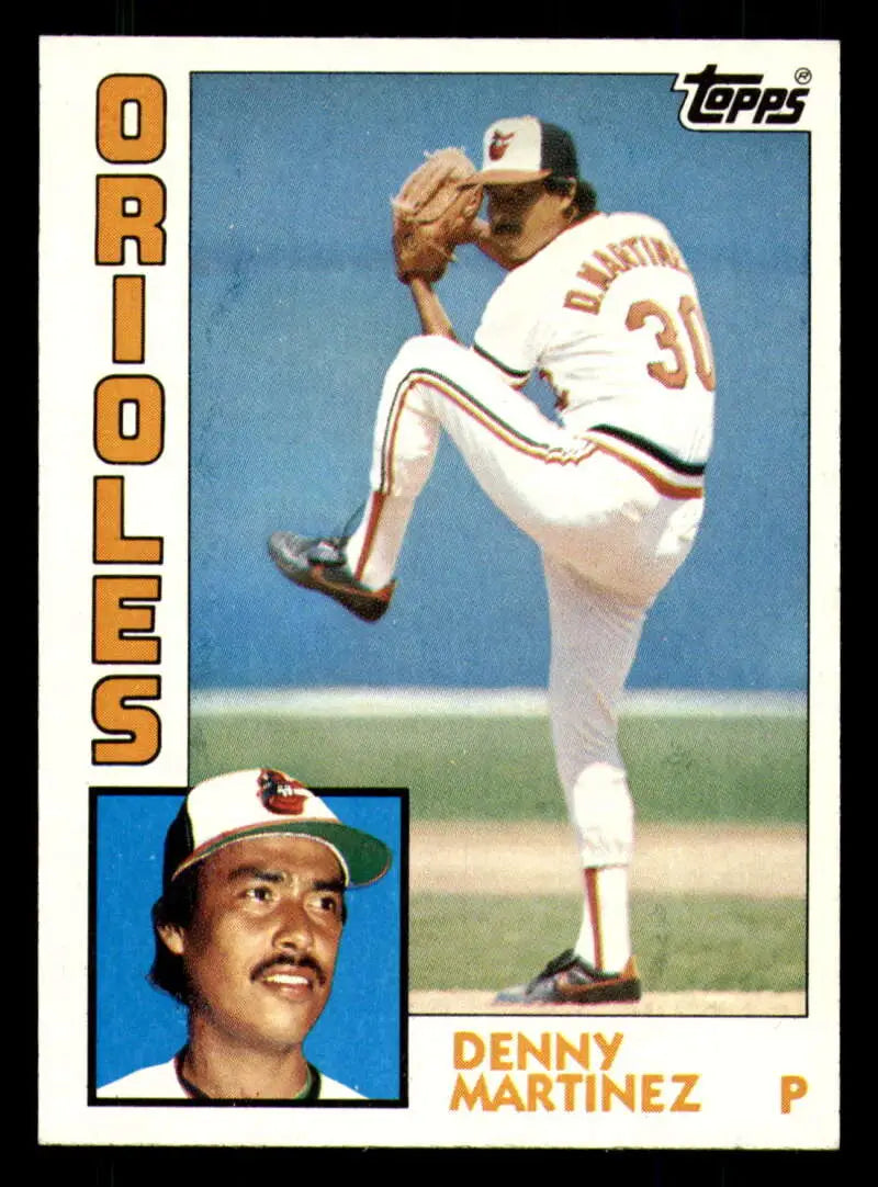 1984 Topps #631 Denny Martinez EX Excellent Baltimore Orioles Baseball Card - Baseball Card Single
