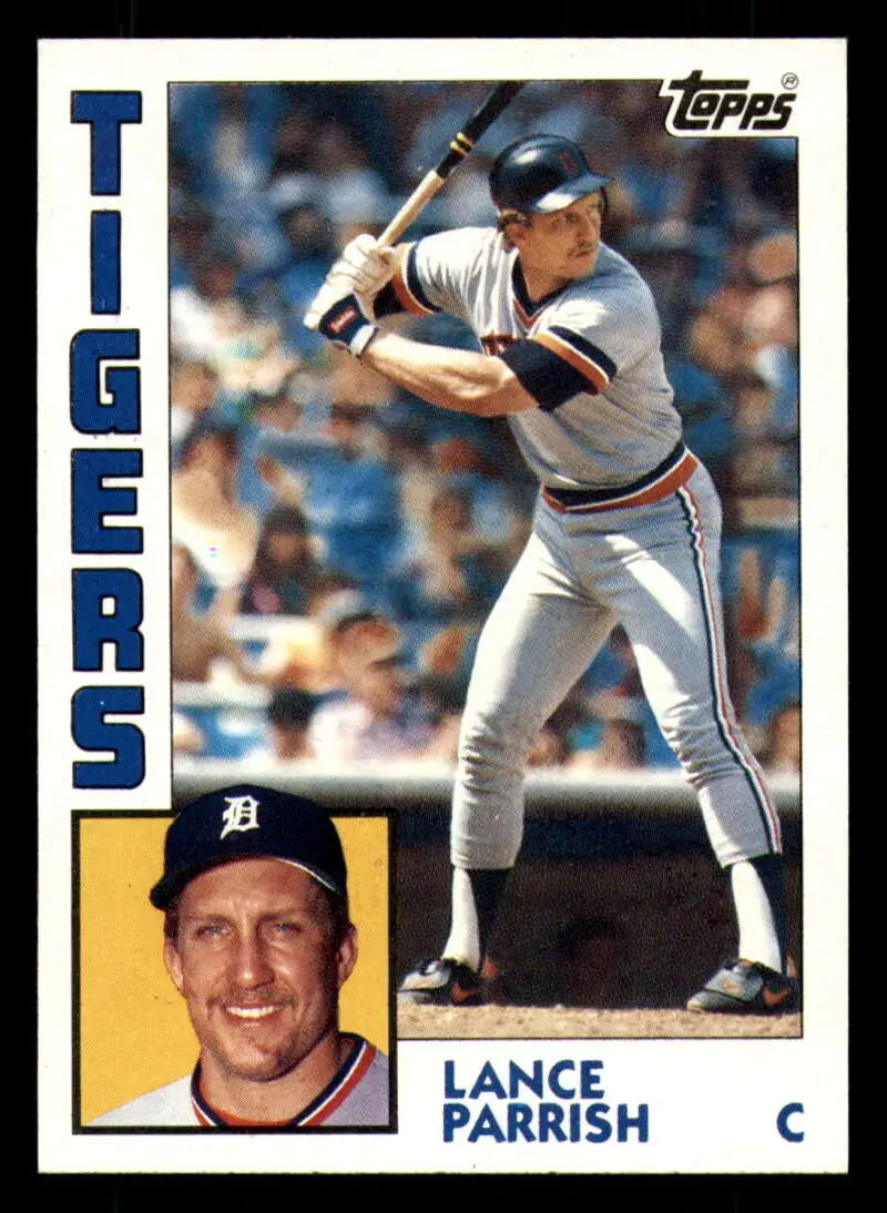 1984 Topps #640 Lance Parrish EX Excellent Detroit Tigers Baseball Card - Baseball Card Single