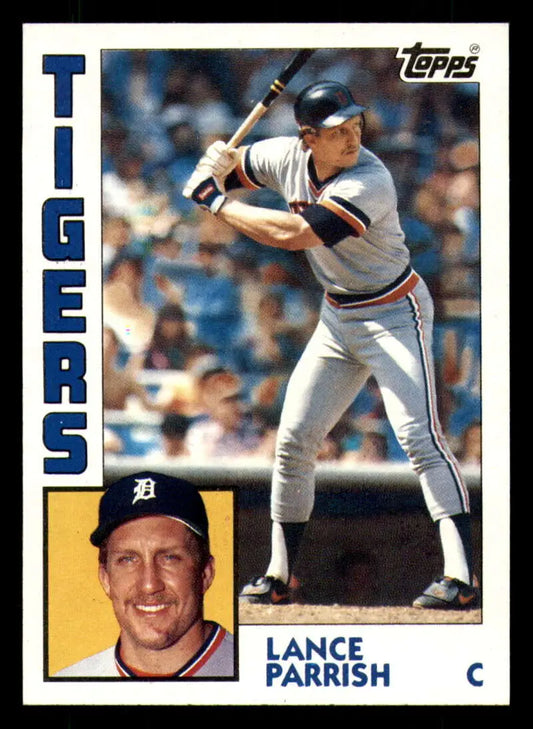 1984 Topps #640 Lance Parrish EX Excellent Detroit Tigers Baseball Card - Baseball Card Single