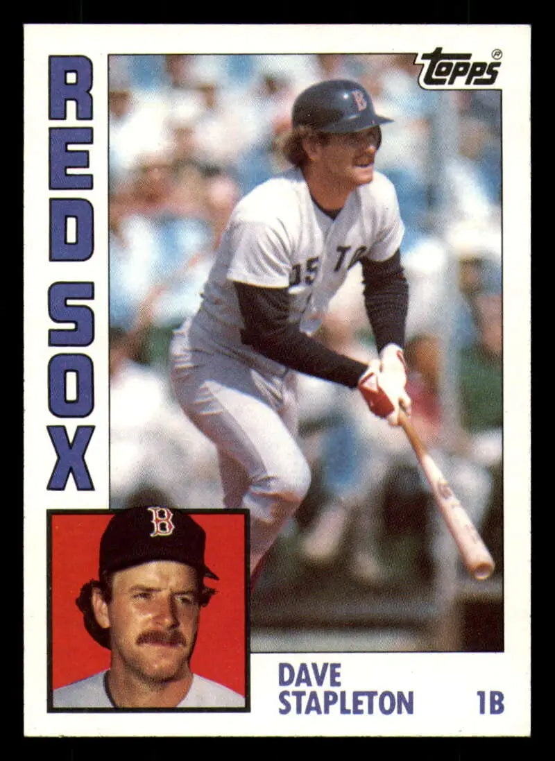 1984 Topps #653 Dave Stapleton EX Excellent Boston Red Sox Baseball Card - Baseball Card Single