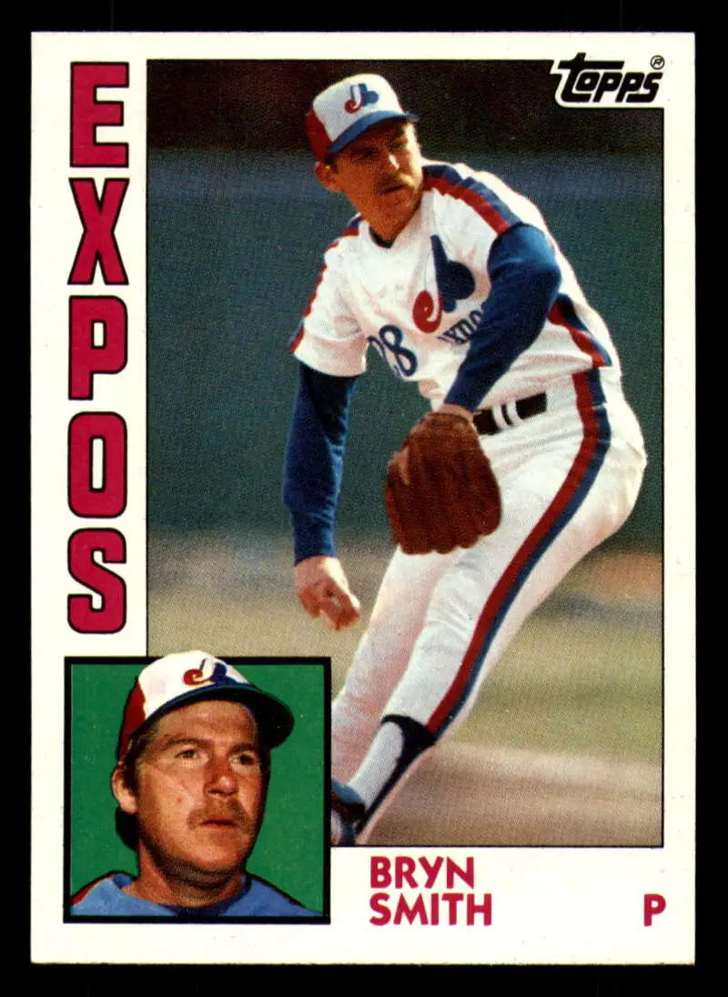 1984 Topps #656 Bryn Smith EX Excellent Montreal Expos Baseball Card - Baseball Card Single