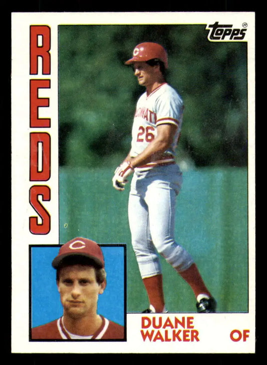 1984 Topps #659 Duane Walker EX Excellent Cincinnati Reds Baseball Card - Baseball Card Single