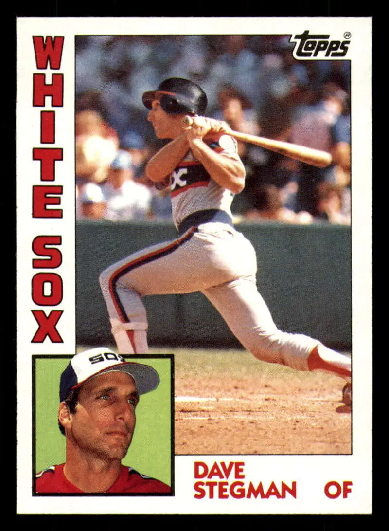 1984 Topps #664 Dave Stegman EX Excellent Chicago White Sox Baseball Card - Baseball Card Single