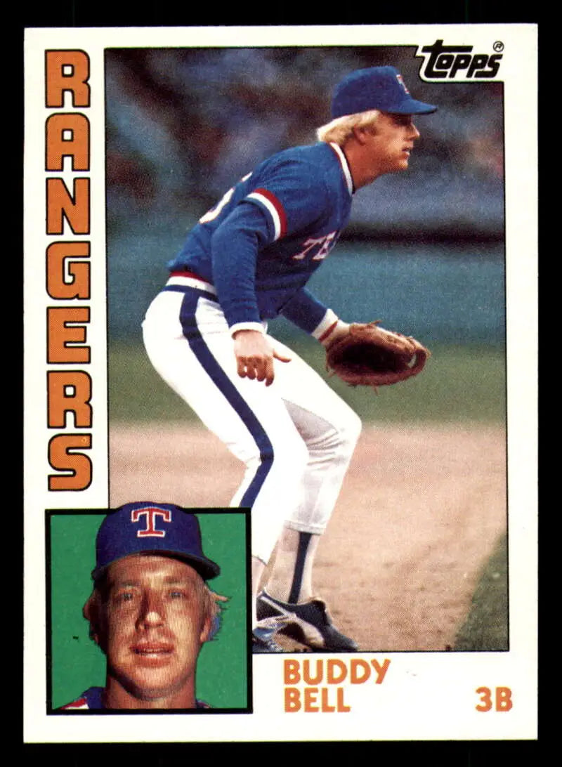 1984 Topps #665 Buddy Bell EX Excellent Texas Rangers Baseball Card - Baseball Card Single