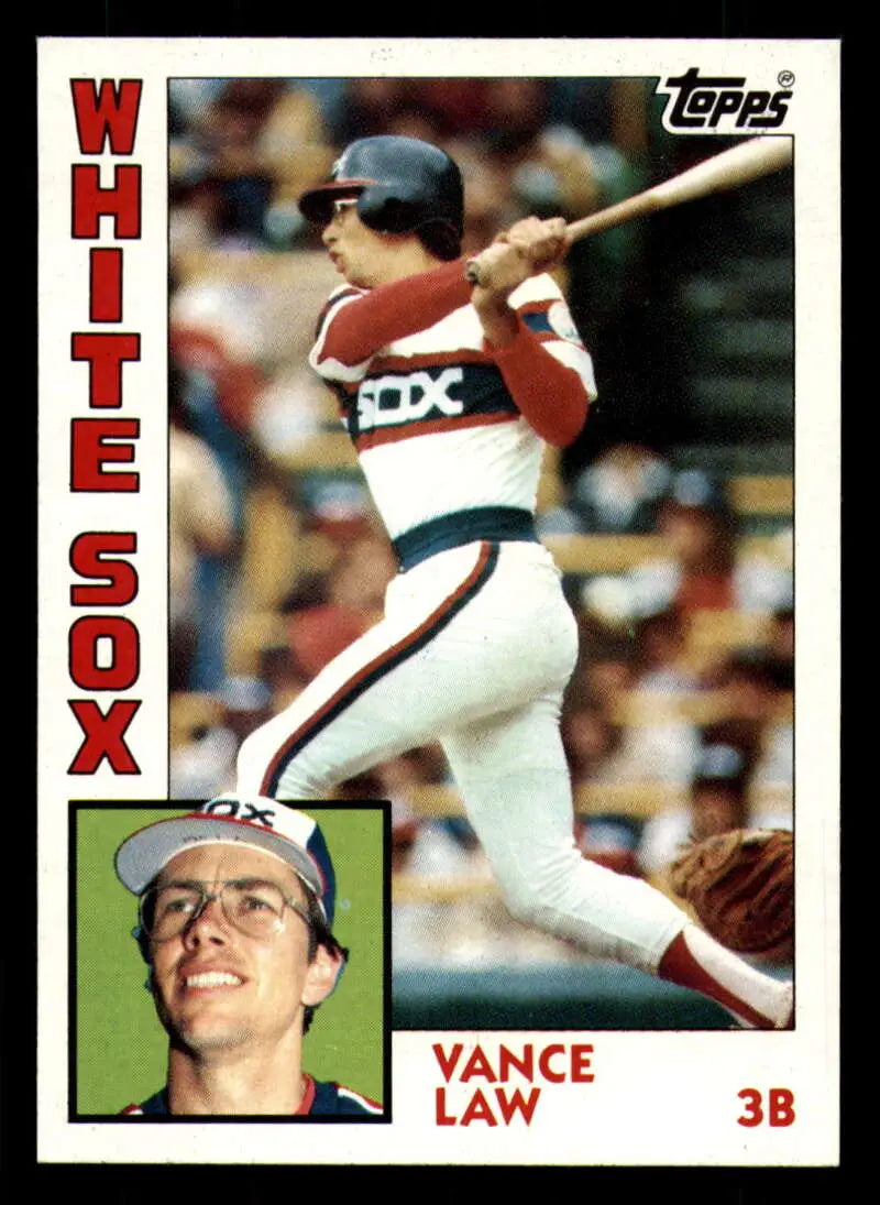 1984 Topps #667 Vance Law EX Excellent Chicago White Sox Baseball Card - Baseball Card Single