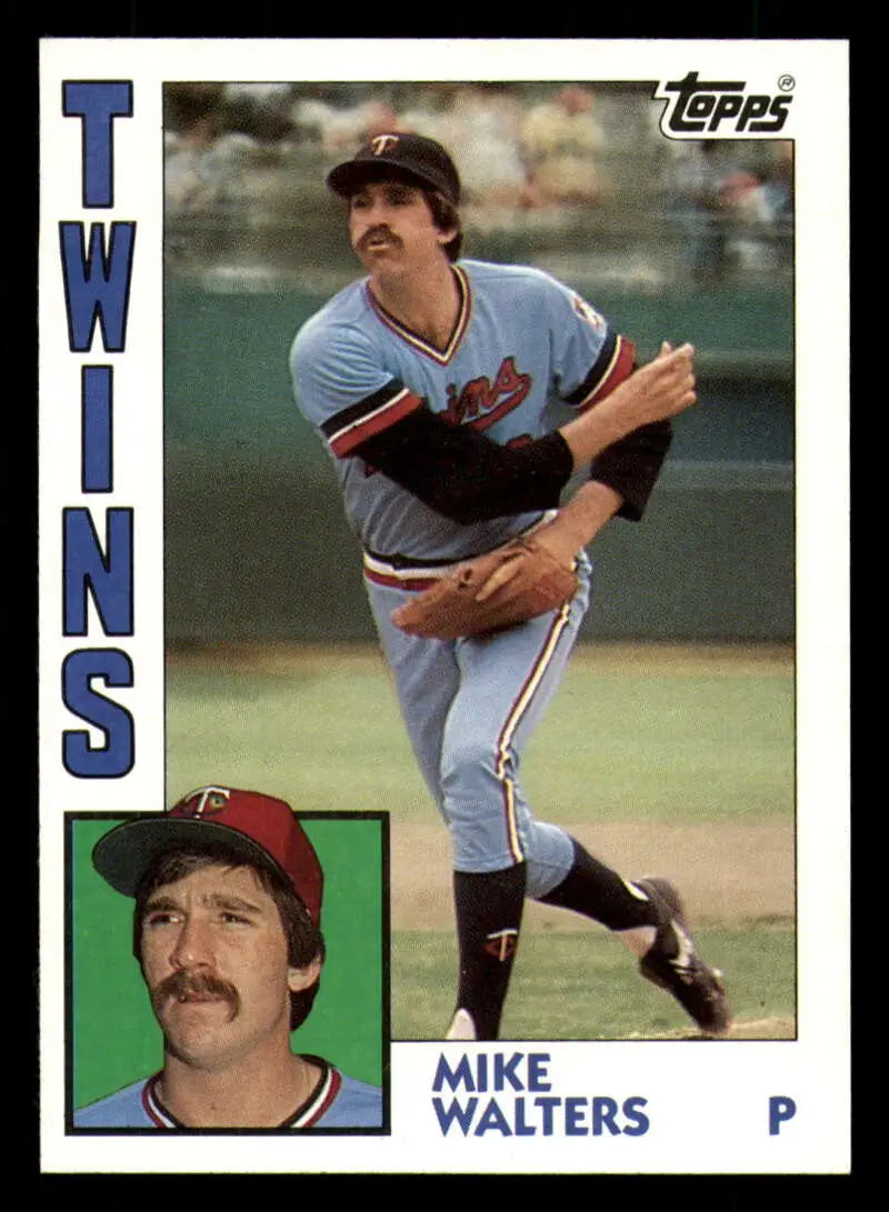 1984 Topps #673 Mike Walters EX Excellent Minnesota Twins Baseball Card - Baseball Card Single
