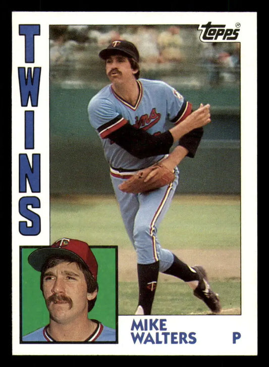 1984 Topps #673 Mike Walters EX Excellent Minnesota Twins Baseball Card - Baseball Card Single