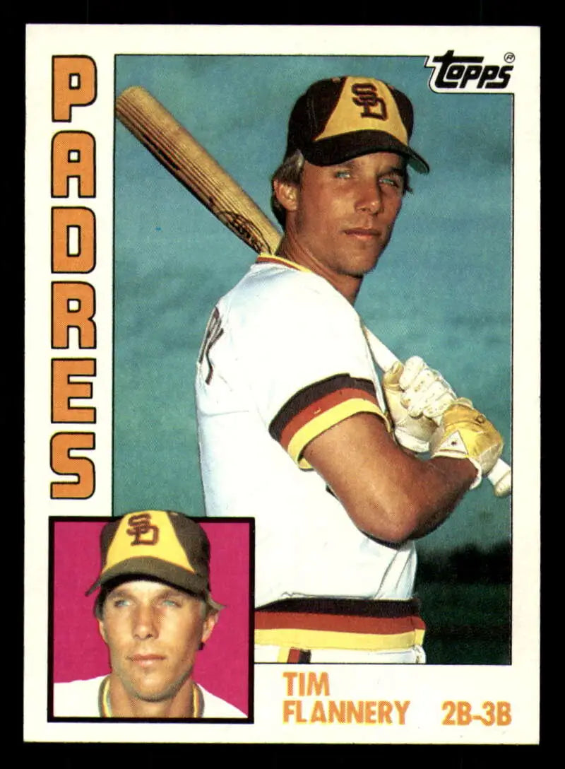 1984 Topps #674 Tim Flannery EX Excellent San Diego Padres Baseball Card - Baseball Card Single