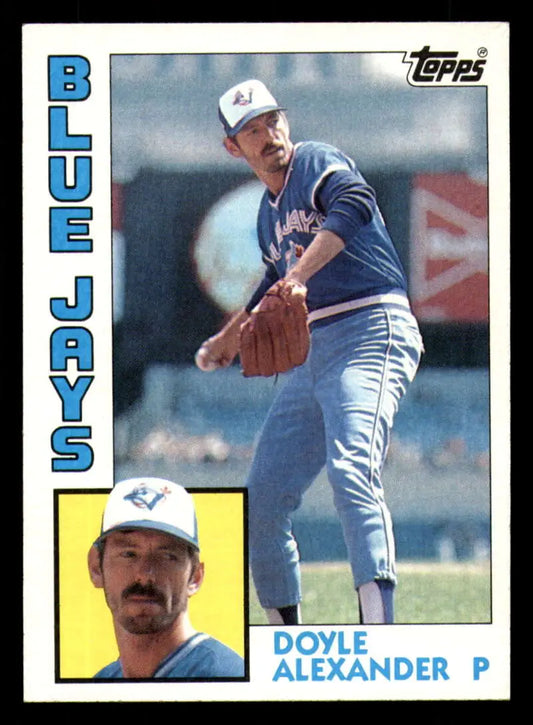 1984 Topps #677 Doyle Alexander EX Excellent Toronto Blue Jays Baseball Card - Baseball Card Single