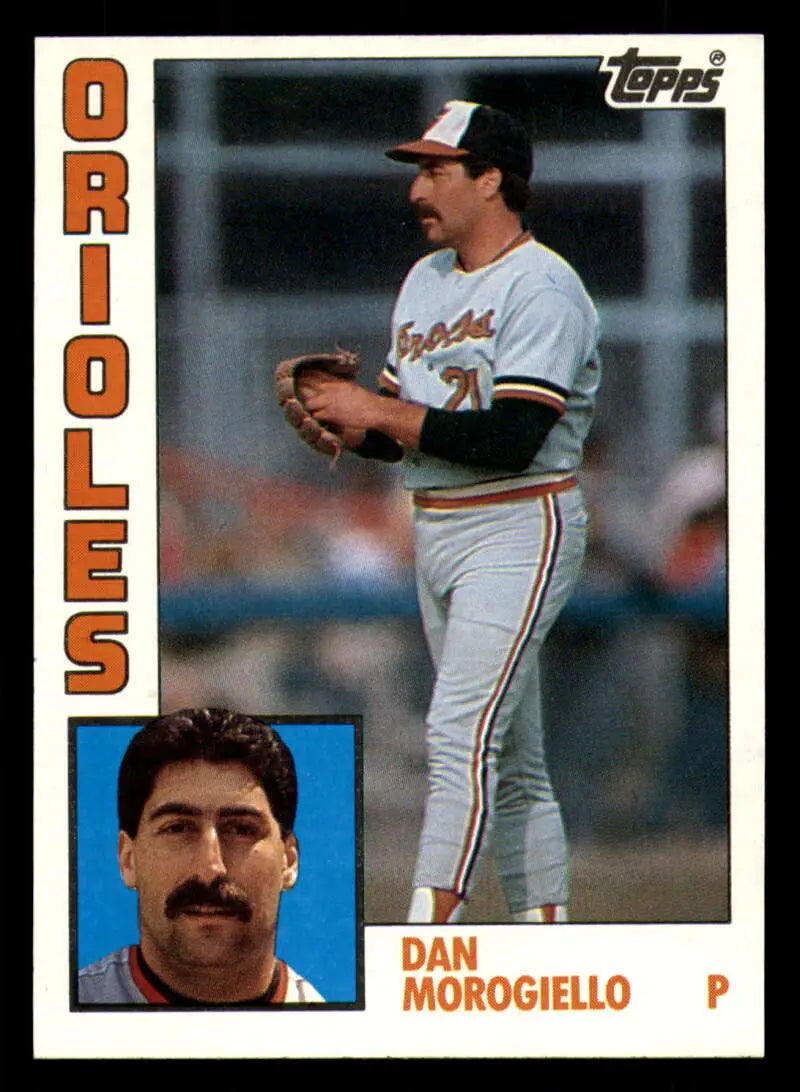 1984 Topps #682 Dan Morogiello EX Excellent RC Rookie Baltimore Orioles Baseball Card - Baseball Card Single