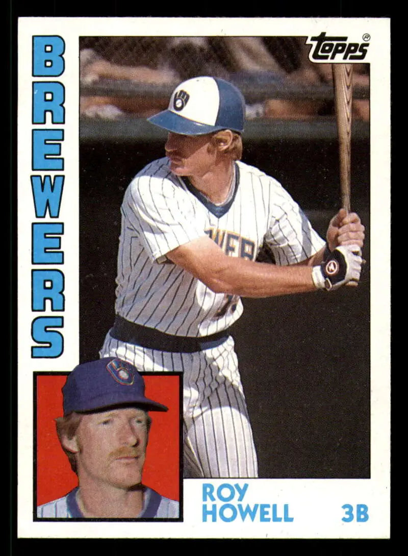 1984 Topps #687 Roy Howell EX Excellent Milwaukee Brewers Baseball Card - Baseball Card Single